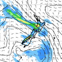 5-Day Wind & Rain